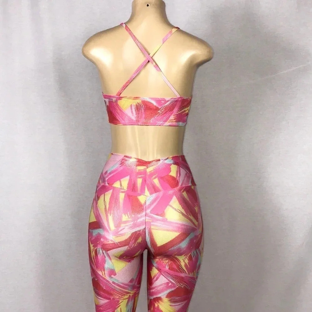 Zuliana Designer Activewear Two Piece Set Made In USA NWT - Picture 8 of 8